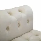 Modern Design Rectangular Bench in Wood and Fabric - Theodore Viadurini