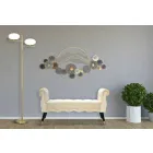 Modern Design Rectangular Bench in Wood and Fabric - Theodore Viadurini