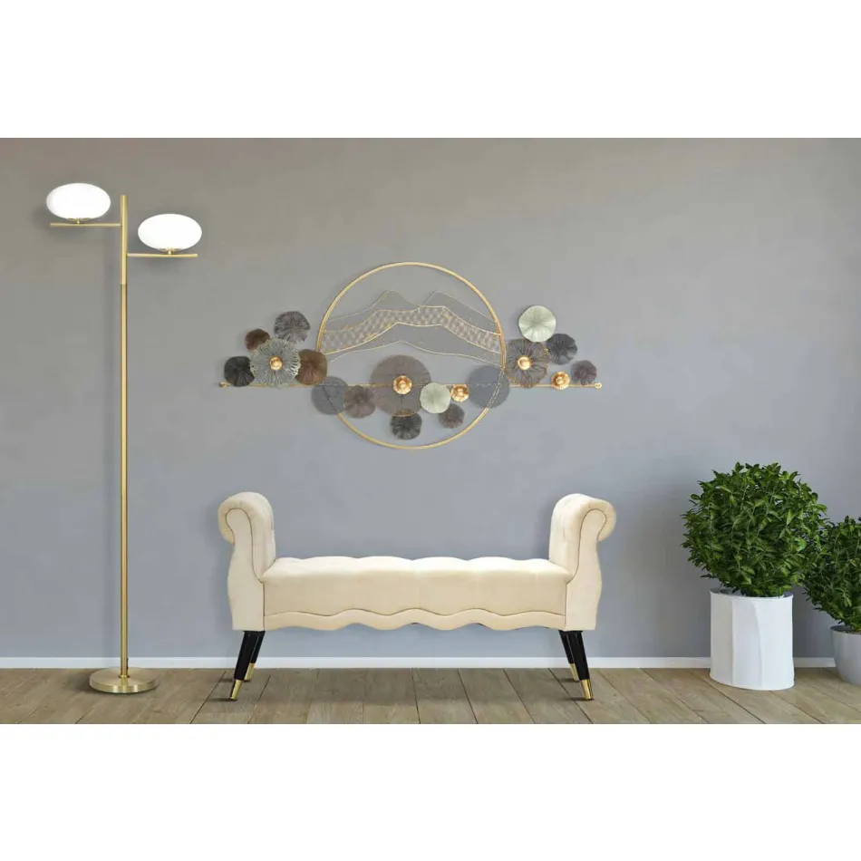 Modern Design Rectangular Bench in Wood and Fabric - Theodore Viadurini