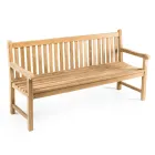 Garden Bench in Natural Teak of Various Sizes - Yggdrasil Viadurini