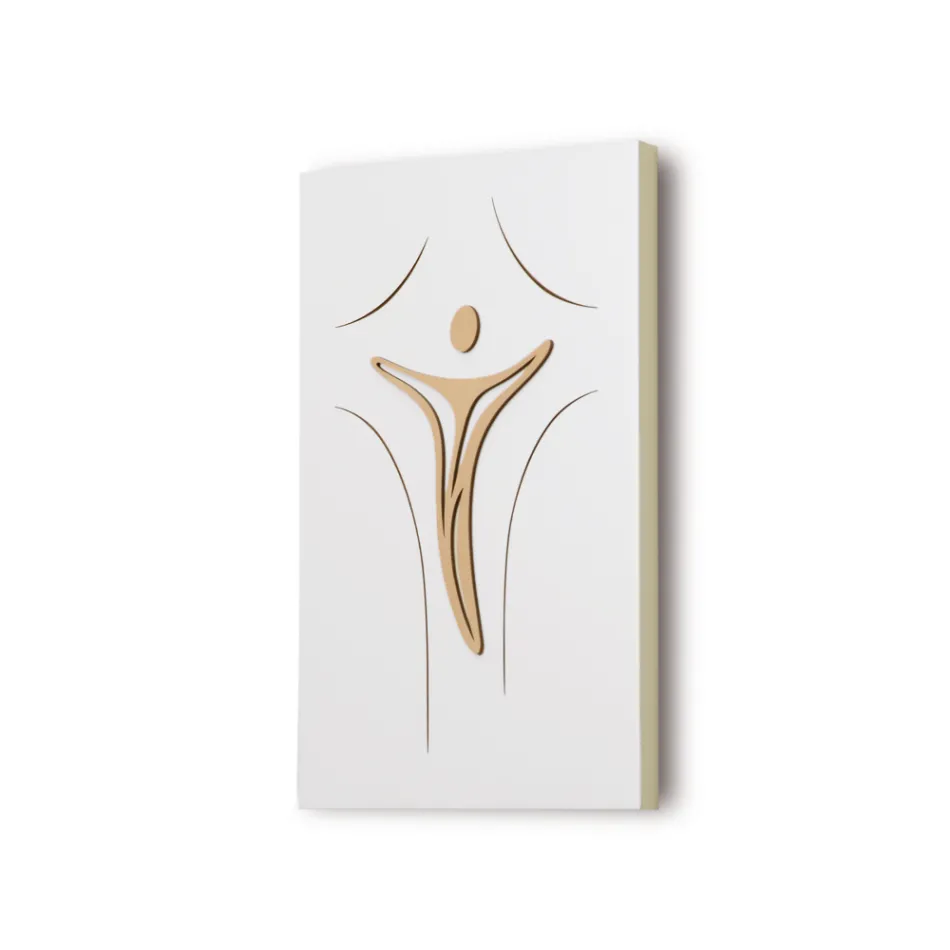 Panel depicting Jesus Laser Engraved Made in Italy - Bice Viadurini