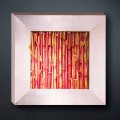 Decorative Panel in Metal and Artificial Bamboo Made in Italy - Bamboo