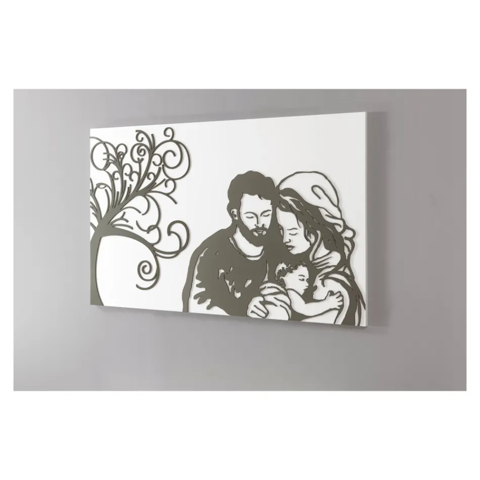 Laser Engraved Panel Representing Life Made in Italy - Aika Viadurini