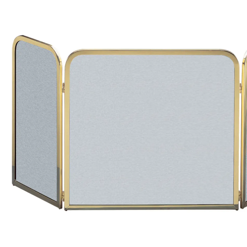 Spark arrester in Brass and Black Mesh in Different Sizes Made in Italy - Iguana Viadurini