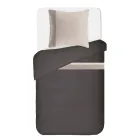 Duvet Cover Set in 90% Cotton and 10% Linen with 1 Pillow Case Made in Italy - Nestle Viadurini