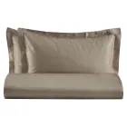 Double Duvet Cover Set in 100% Cotton Satin Made in Italy - Fluffy Viadurini