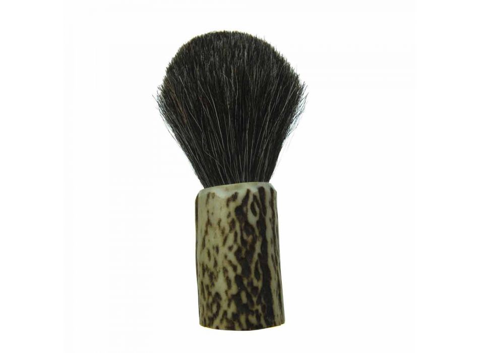 Handmade Shaving Brush with Made in Italy Horsehair Bristles - Euforia Viadurini