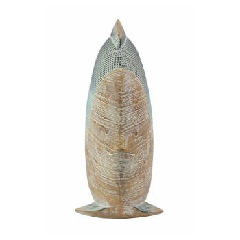 Ceramic Free Standing Decor Fish Antique Effect Design - Neomo