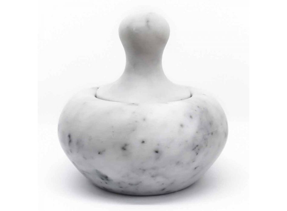 Nutcracker Pestle in Carrara White Marble Made in Italy - Cullio Viadurini