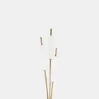 3 Lights Floor Lamp in Brass and Glass Modern Elegant Design - Typha by Il Fanale Viadurini