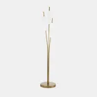 3 Lights Floor Lamp in Brass and Glass Modern Elegant Design - Typha by Il Fanale Viadurini