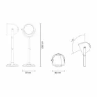 Poleasy Design Outdoor Floor Lamp, 2 Colors - Hollywood by Myyour Viadurini