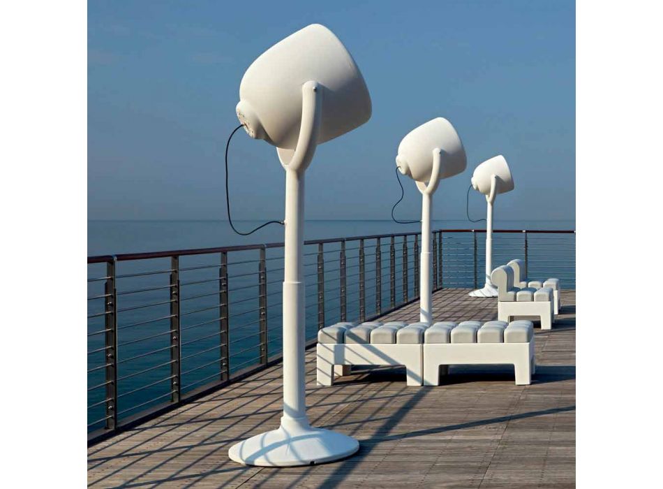 Poleasy Design Outdoor Floor Lamp, 2 Colors - Hollywood by Myyour Viadurini