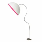 Modern H210cm floor lamp In-es.artdesign Half Moon colored nebulite Viadurini