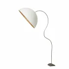 Modern H210cm floor lamp In-es.artdesign Half Moon colored nebulite Viadurini