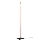 Alma Floor Lamp in Aluminum and White Blown Glass Light Viadurini