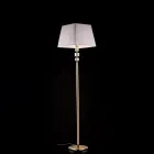 Crystal Floor Lamp with Made in Italy Lampshade - Innsbruck Viadurini