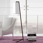 Metal Floor Lamp with Modern White Cotton Lampshade Made in Italy - Barton Viadurini
