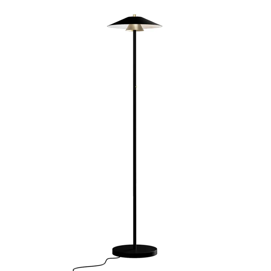 Metal Floor Lamp with Various Finishes Made in Italy - Mira Viadurini