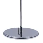 Glass Floor Lamp with Two Finishes and a Metal Frame Made in Italy - Brera Viadurini