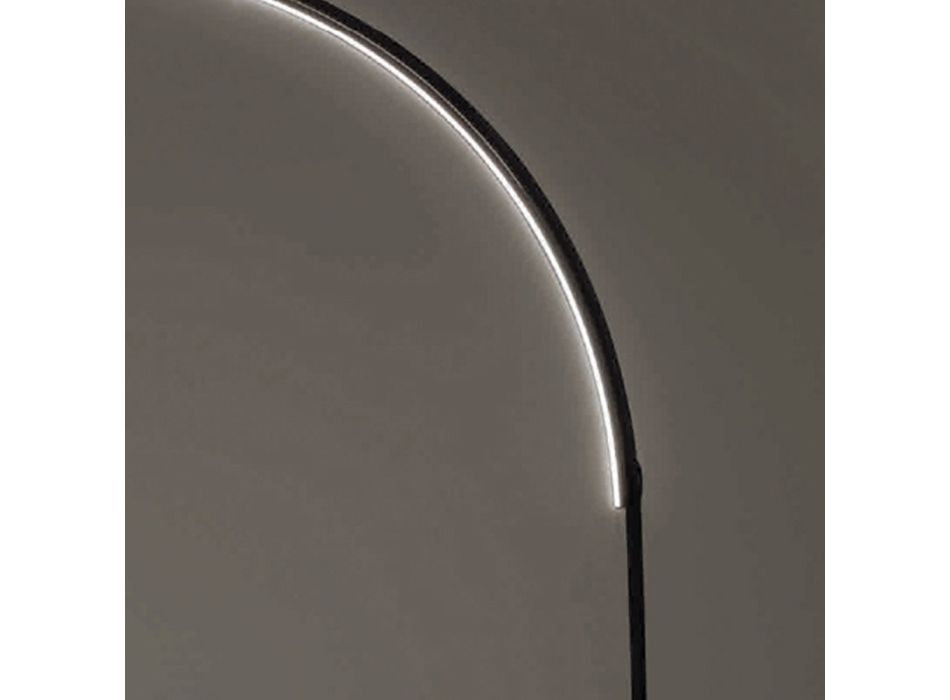 Modern Floor Lamp with Dimmable LED Light in Painted Metal - Picea Viadurini