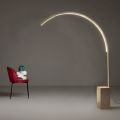 Modern Floor Lamp with Dimmable LED Light in Painted Metal - Picea