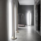 Modern Metal Floor Lamp with Double Lighting Made in Italy - Roman Viadurini