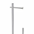 Modern Design Iron Stand for Toilet Brush and Roll Made in Italy - Cali Viadurini