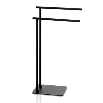 Free Standing Towel Holder with Two Rods - Hook Viadurini
