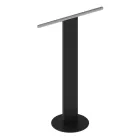 Standing Towel Holder for Washbasin in White or Black Aluminum - Alcade Viadurini