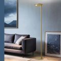 Floor Lamp Made of Metal with Various Finishes Made in Italy - Lumi