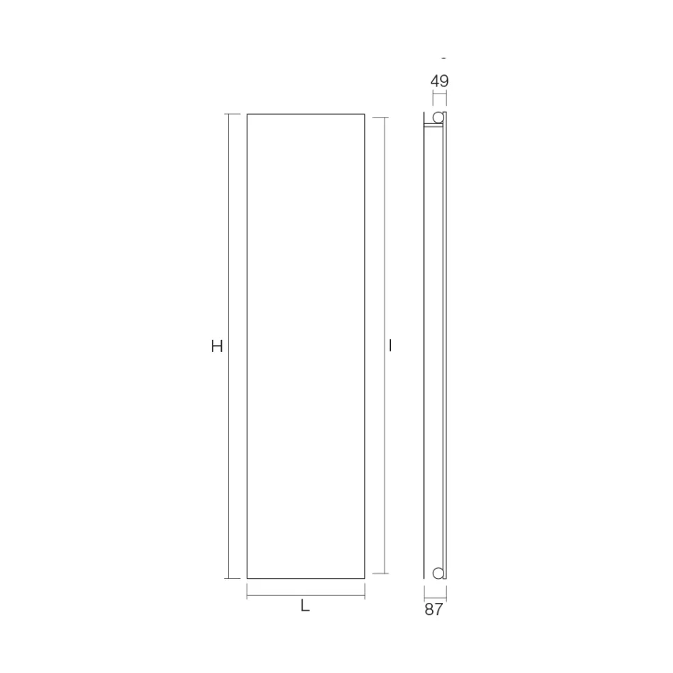Carbon Steel Radiant Plate with Hydraulic System Made in Italy - Bigne Viadurini