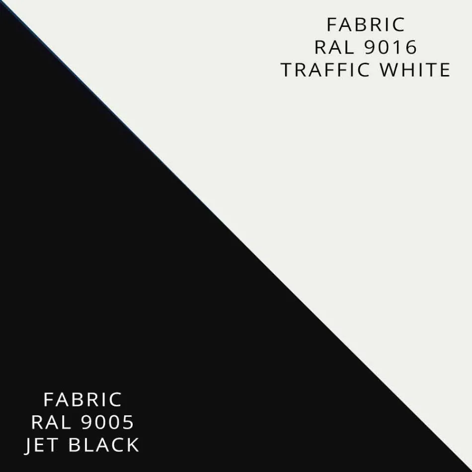 Radiant Plate in Aluminum and Electric and Colored Fabric Design 150 W - Sam Viadurini