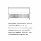 Radiant Plate in Aluminum and Electric and Colored Fabric Design 150 W - Sam Viadurini