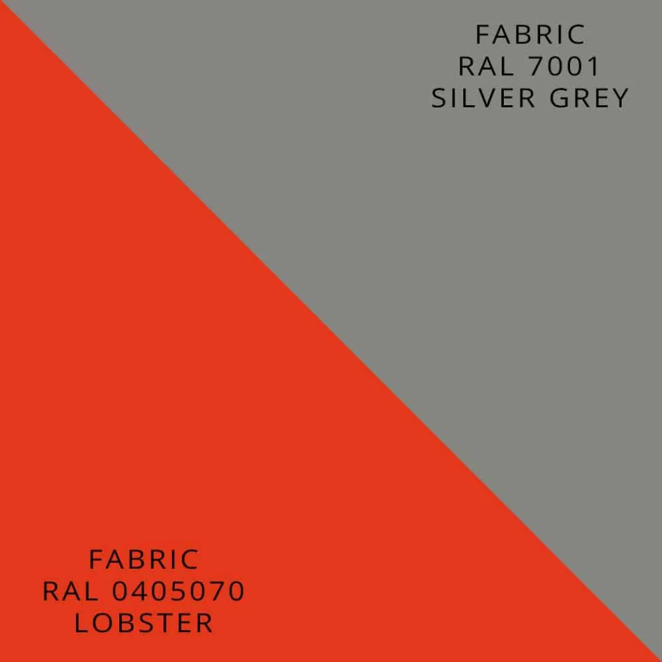 Radiant Plate in Aluminum and Electric and Colored Fabric Design 150 W - Sam Viadurini