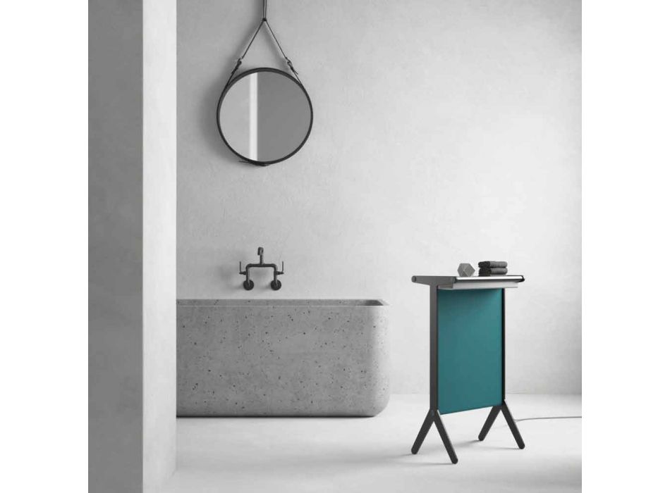 Radiant Plate in Aluminum and Electric and Colored Fabric Design 150 W - Sam Viadurini