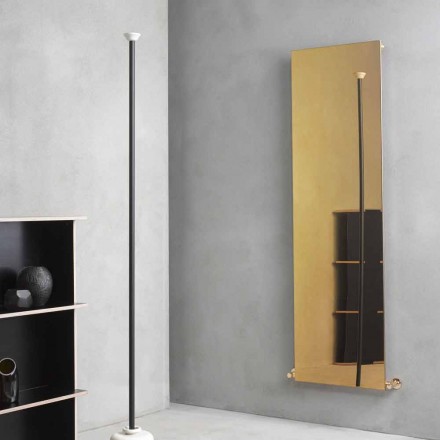 Vertical Radiant Plate in Gold Modern Design Fine up to 595 W - Ice Viadurini