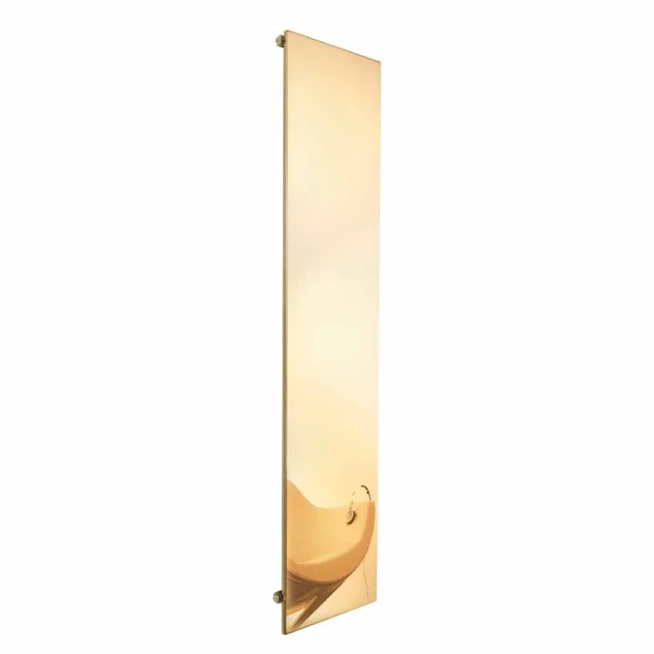 Vertical Radiant Plate in Gold Modern Design Fine up to 595 W - Ice Viadurini
