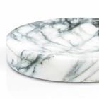 Bathroom soap dish in Paonazzo marble Modern Made in Italy - Argos Viadurini