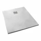 Shower Tray 120x90 Modern Design in Resin Concrete Effect Finish - Cupio Viadurini