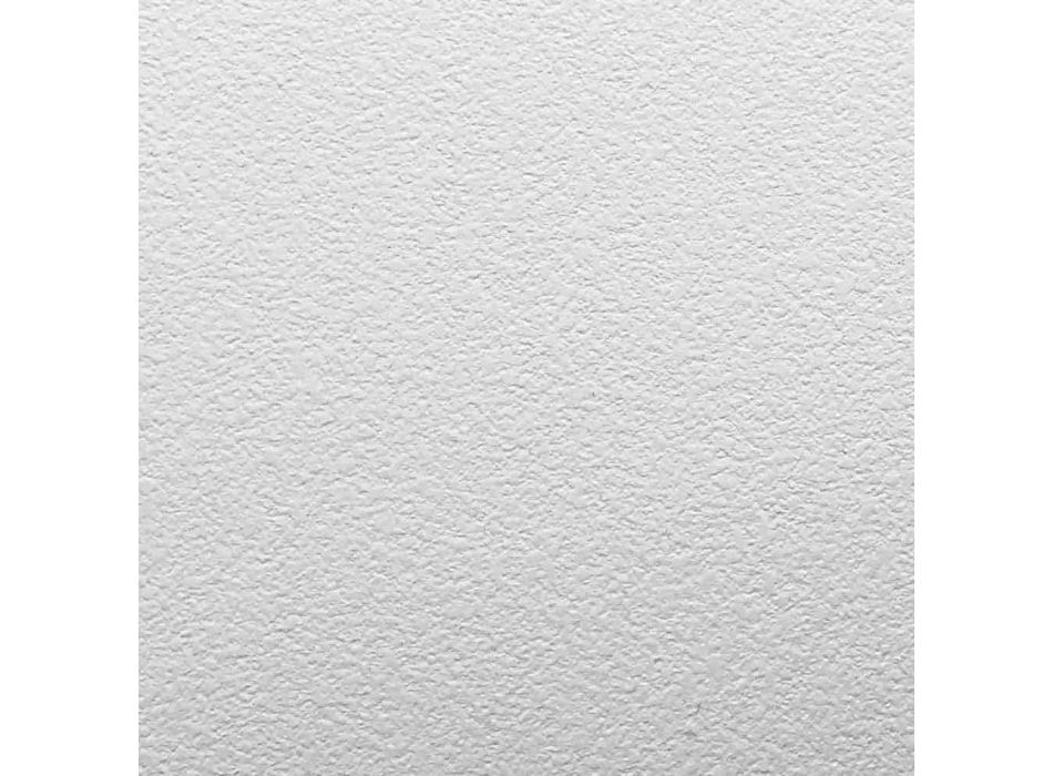 Square Shower Tray 80x80 cm in White Resin Velvet Effect - Estimo Viadurini