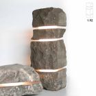 Bright Fior di Pesco Carnico marble stone with 3 Stonehenge cuts Viadurini