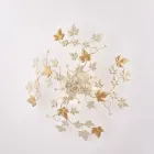 6-light metal and crystal ceiling light for interiors with a sophisticated style – Orchidea Viadurini