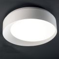 Dimmable LED Ceiling Light in Black or White Painted Metal - Ascania