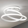 Modern Design White Painted Metal LED Ceiling Lamp - Rivolta