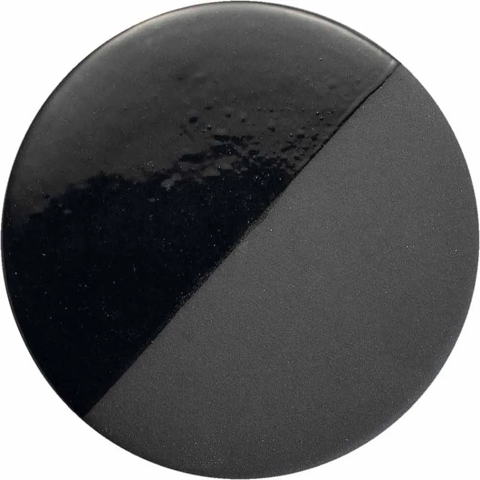 Circular Ceiling Light in Colored Ceramic Made in Italy - Ferroluce Pi Viadurini