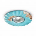 Cindy round ceiling ceramic ceiling light by Ferroluce