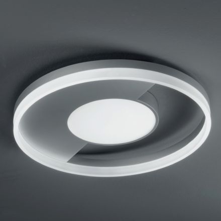 LED Wall Lamp in Metal with Perimeter Diffuser - Carmelino Viadurini