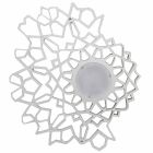 Ceiling light Applique in Technopolymer White or Gold Design 2 Sizes - Cathedral Viadurini