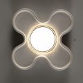Artisan Ceiling Lamp in Ceramic and Aluminum Made in Italy - Toscot Clover